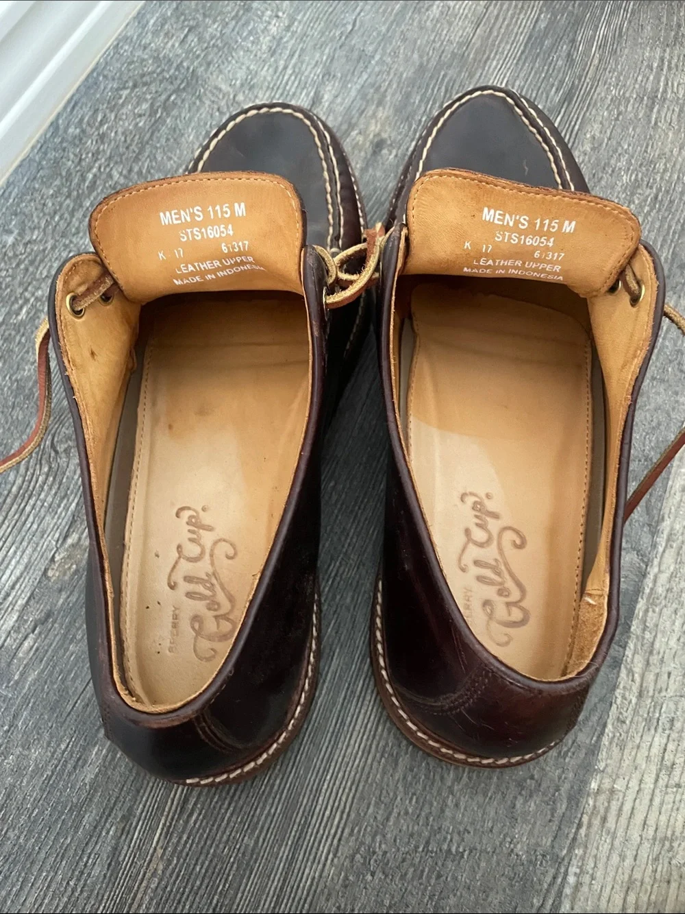 Classic Brown Leather Moccasin Derbies - Men